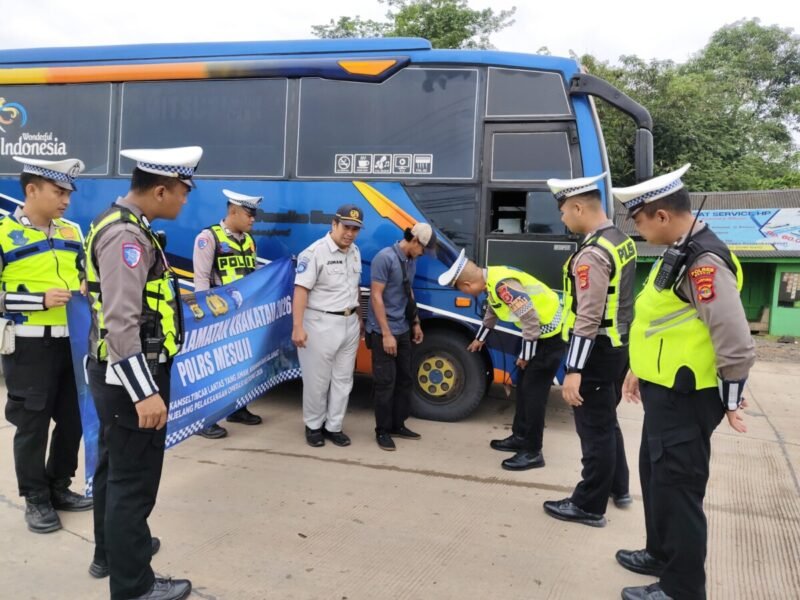 Jajaran Sat Lantas, Polres Mesuji Sebagai Bagian Dari Rangkaian Kegiatan Operasi Keselamatan Krakatau 2026