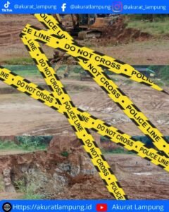 Nekat Beroperasi Meski Disegel, Polda Lampung Amankan Dua Orang di Tambang Batu Ilegal Natar