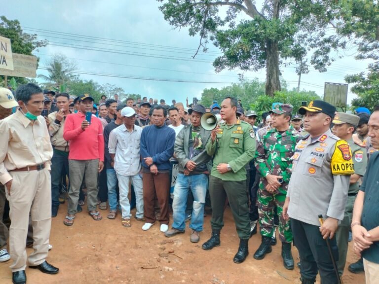 Polres Mesuji Maksimalkan Pengamanan Saat Aksi Massa di PT. Silva Inhutani
