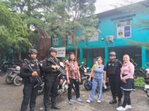 Demi Keamanan Ibadah, Gegana Brimob Lampung Gelar Patroli Dialogis di Bandar Lampung