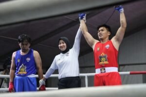 Bripda Abdul Razzaq Tumbangkan Lawan di Final, Sabet Emas Kelas Elite 80 Kg