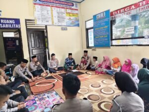 Jajaran Sat Lantas Polres Mesuji Gelar Doa Bersama, Pembacaan Yasin Dan Santunan Anak Yatim Menyambut Ramadhan 1447 H