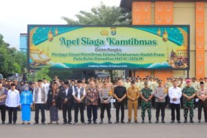 Apel Siaga Kamtibmas, Polda Lampung Jamin Keamanan Bulan Suci Ramadan 1447 Hijriah