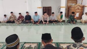 Kapolsek Mesuji Timur Hadiri Safari Ramadhan Tingkat Kecamatan di Desa Dwi Karya Mustika
