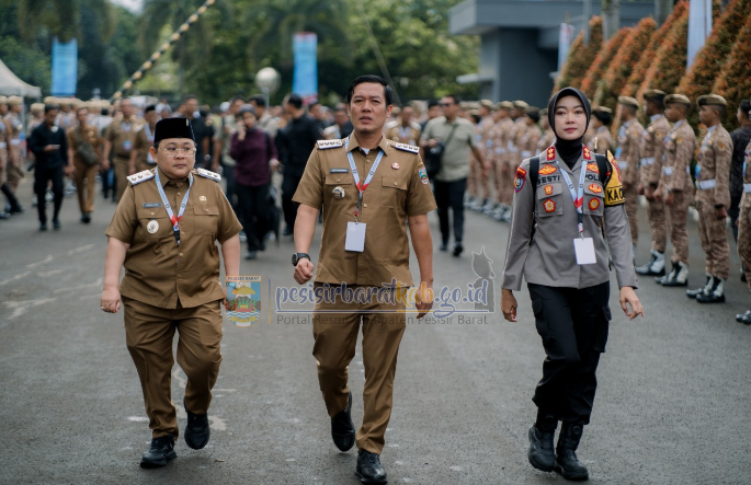 Bupati dan Wakil Bupati Pesisir Barat Hadiri Rakornas Pemerintah Pusat dan Daerah Tahun 2026