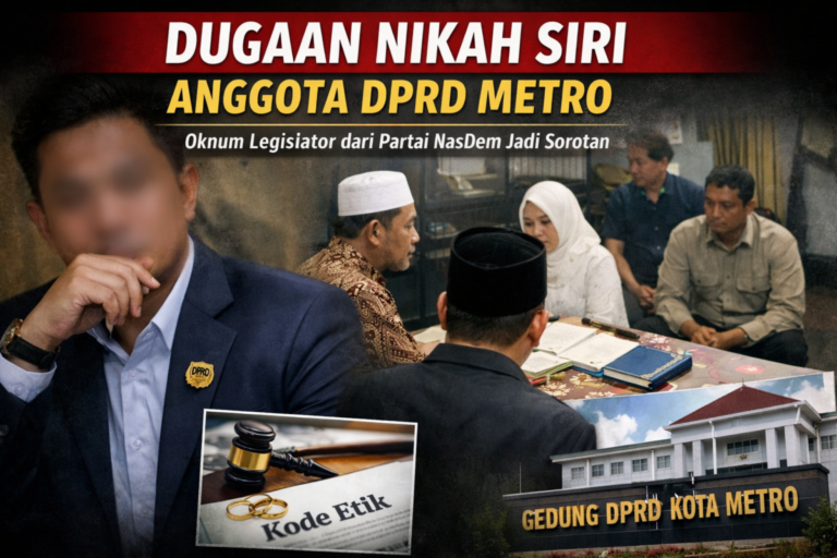 Isu Nikah Siri Anggota DPRD Metro Mencuat, NasDem: Tak Diatur dalam Kode Etik Partai