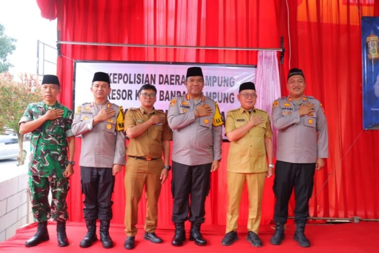 Resmi, Polsek Teluk Betung Selatan Berubah Nomenklatur Menjadi Polsek Bumi Waras