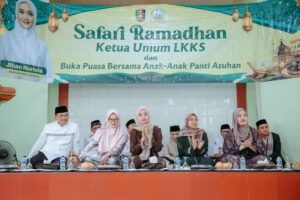 Jihan Nurlela Buka Puasa Bersama Anak Panti di Panti Sosial Asuhan Anak Budi Asih