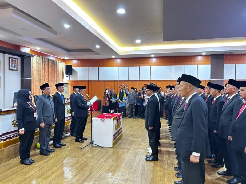 Awal Reformasi Birokrasi, Bupati Saleh Asnawi Lantik 47 Pejabat Pemkab Tanggamus di 2026