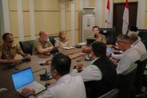 Sekdaprov Marindo Kurniawan Pimpin Rakor Lintas Sektor bersama Wali Kota Bandarlampung Eva Dwiana