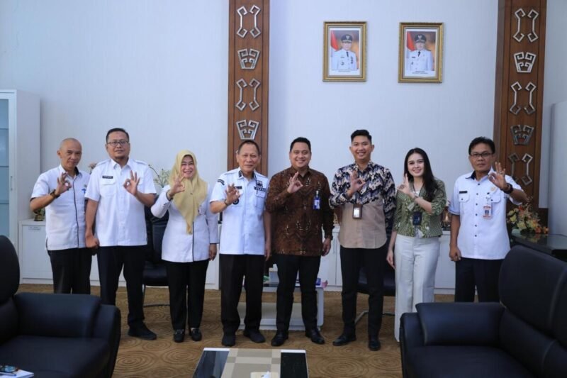 Perkuat Kerjasama Pembangunan Daerah, Pinca Bank BRI Tulang Bawang Audensi Dengan Bupati Tulang Bawang