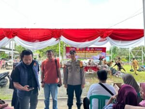 Polres Mesuji Dan Pemda Gelar Pasar Murah Di Simpang Pematang, Bantu Ringankan Beban Masyarakat