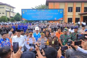 Kapolda Lampung Pimpin Apel Gelar Pasukan Operasi Ketupat 2026