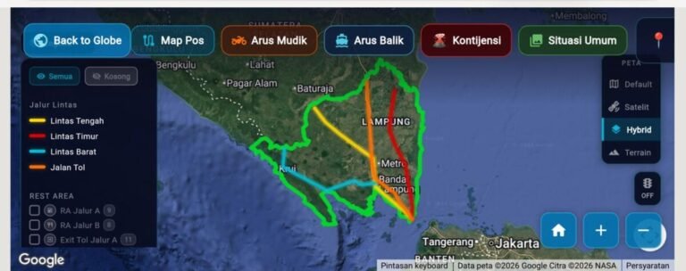 Pantau Jalur Mudik dari HP, Polda Lampung Luncurkan Aplikasi Siger Lampung Presisi