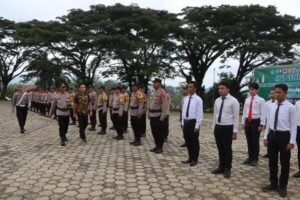 Polres Tanggamus Gelar Apel Pasukan Operasi Ketupat Krakatau 2026, Siap Amankan Idul Fitri 1447 H