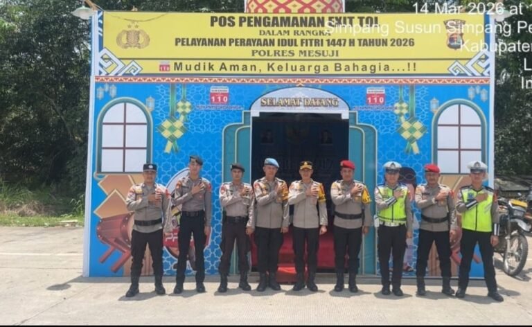 Waka Polres Mesuji Tinjau Pos PAM dan Pos Yan, Pastikan Keamanan dan Pelayanan Optimal