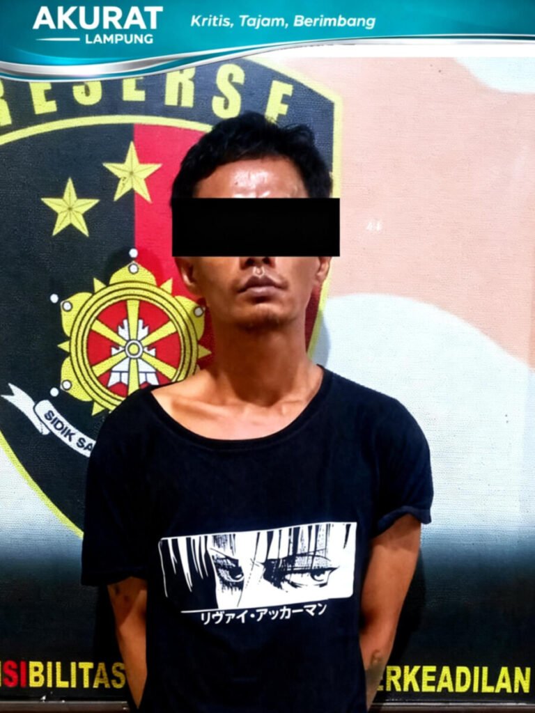 Residivis Pembunuhan di Bandar Lampung Ditangkap, Curi 4 Ponsel dari Rumah Warga