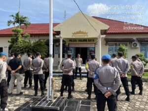Waka Polres Mesuji Melaksanakan Sidak Di Dua Polsek
