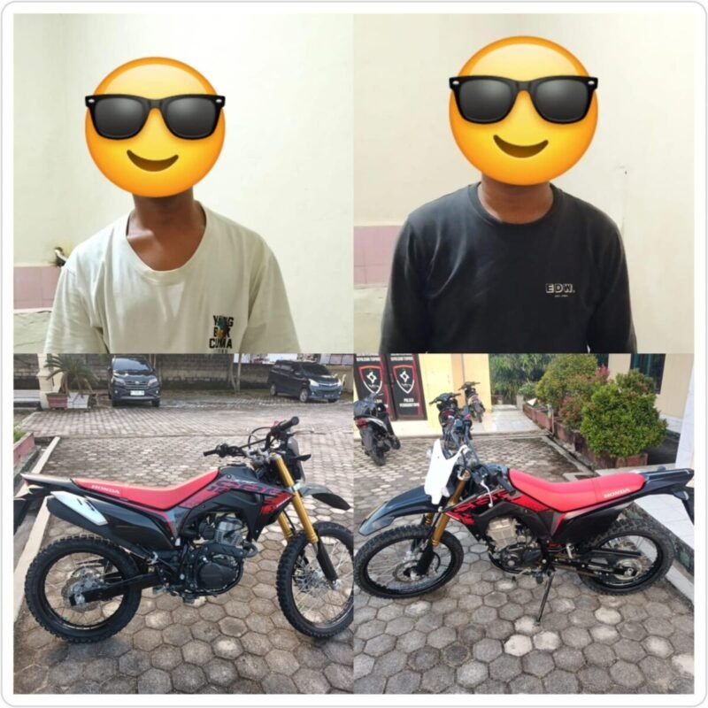 Dua Tersangka Penadah Barang Curian Asal Tulang Bawang Di Amankan Anggota Reskrim Polsek Way Serdang Bersama Tekab 308 Polres Mesuji