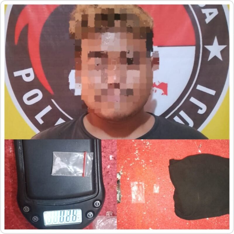 Kedapatan Memiliki Sabu Pria Asal Jawa Tengah Ditangkap Sat Res Narkoba Polres Mesuji