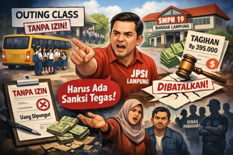 Outing Class Tanpa Izin di SMPN 19 Bandar Lampung Picu Desakan Sanksi
