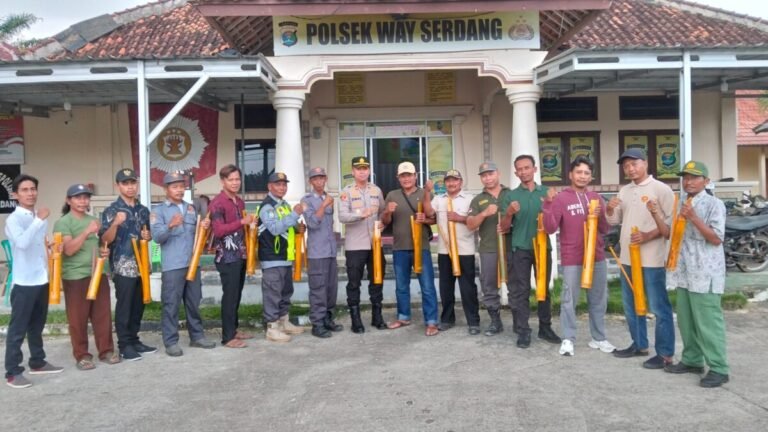 Perkuat Sinergitas, Polsek Way Serdang Gelar Apel Sabuk dan Kentongan Bersama Tokoh Masyarakat Dan Tokoh Agama