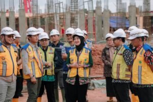 Jihan Nurlela Tinjau Langsung Progres Pembangunan Sekolah Rakyat di Kawasan Kota Baru