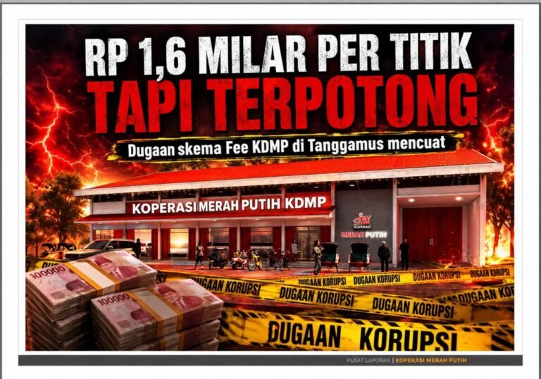 Proyek KDMP 1,6 miliar di Tanggamus jadi sorotan, Dugaan skema pemotongan Fee menguat