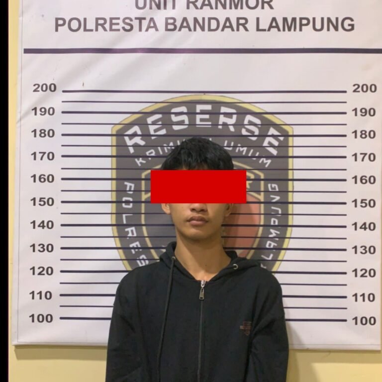 DPO Curanmor 15 TKP di Bandar Lampung Ditangkap di Pulau Jawa
