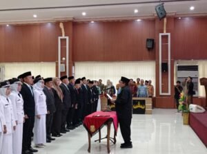 Wakil Wali Kota Bandar Lampung Deddy Amarullah Kukuhkan 111 Pejabat Baru