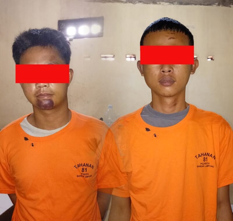 Beraksi di 10 TKP, Komplotan Spesialis Curanmor Bersenpi di Bandar Lampung Ditangkap