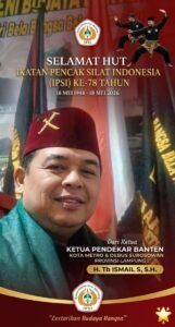 HUT IPSI ke-78, Ketua Pendekar Banten Kota Metro: Saatnya Silat Kembali Jadi Penjaga Akhlak Bangsa