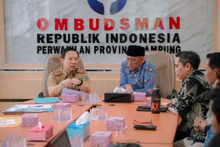 Sekdaprov Marindo Kurniawan Kunjungi Ombudsman RI Perwakilan Lampung, Bahas Upaya Peningkatan Kualitas Pelayanan Publik