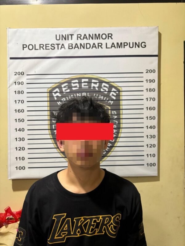 Polisi Tangkap Komplotan Curanmor Bersenpi di Bandar Lampung, 1 Pelaku Masih Diburu
