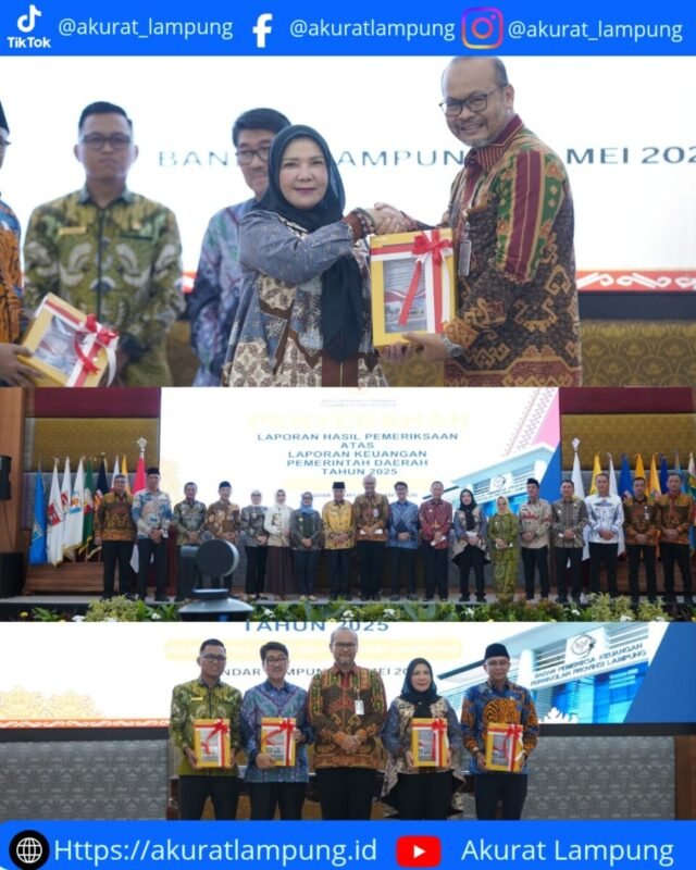 Pemkot Bandar Lampung Kembali Raih Opini WTP dari BPK RI Tahun 2025