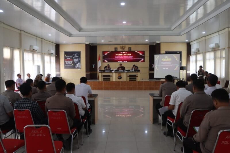 Bahas Pemberantasan Korupsi Program MBG Puslitbang Polri Gelar Penelitian di Polres Tanggamus, 