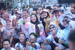 Ribuan Warga Meriahkan Bandar Lampung Color Run 2026 dalam Rangka HUT ke-344