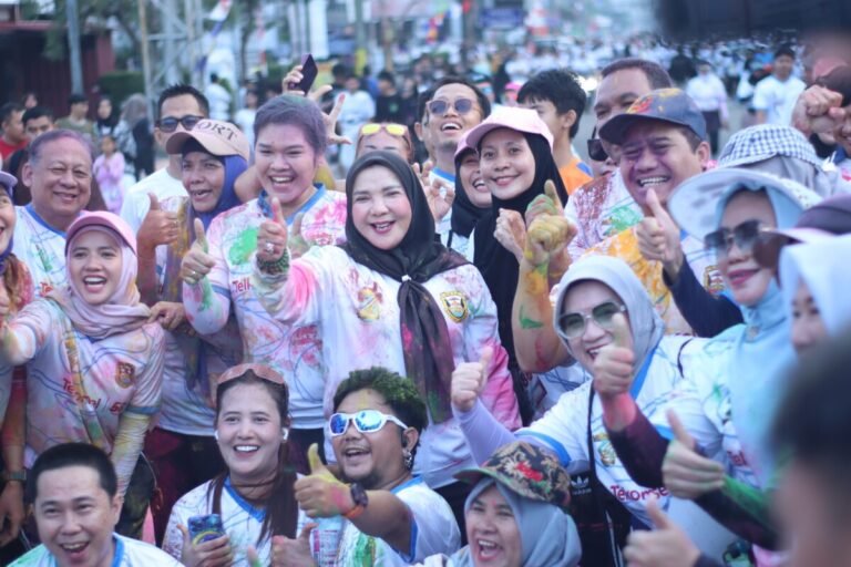 Ribuan Warga Meriahkan Bandar Lampung Color Run 2026 dalam Rangka HUT ke-344