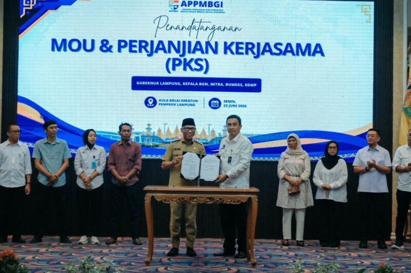 Rahmat Mirzani Djausal Hadiri Pengukuhan Asosiasi Pengusaha dan Pengelola Dapur Makan Bergizi Gratis Indonesia Provinsi Lampung