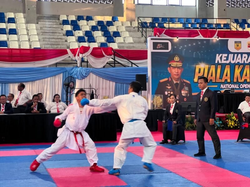 Atlet Polda Lampung Raih Medali Emas pada Hari Pertama Kejuaraan Karate Nasional Kapolri Cup 2026
