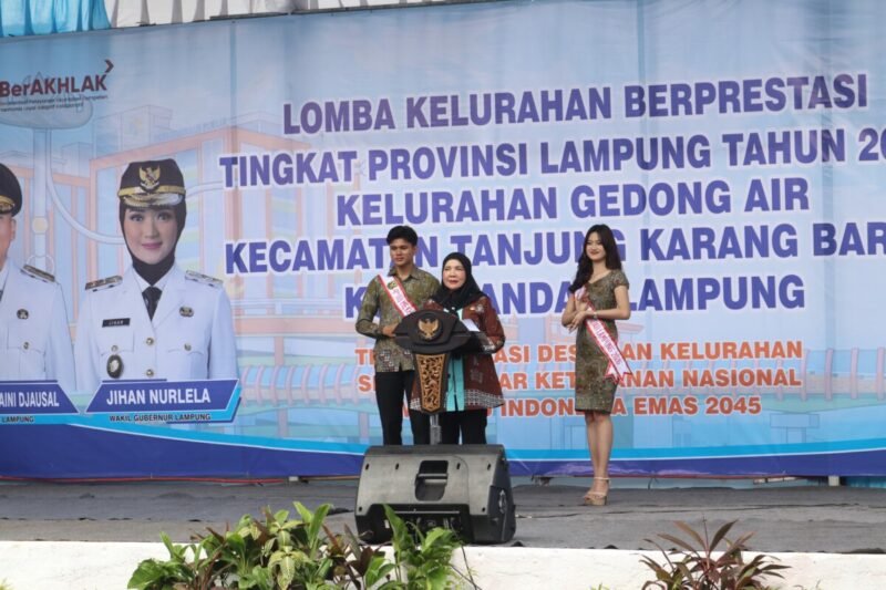 Bunda Eva Optimis Gedong Air Bisa Wakili Lampung di Lomba Kelurahan Tingkat Nasional 2026 ‎