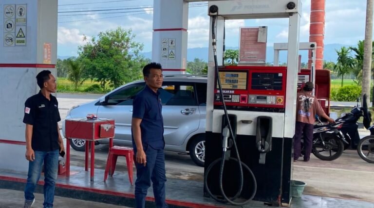 Polsek Wonosobo Kolaborasi Polres Tanggamus Ternyata Tidak ada Temuan Pengecoran BBM Subsidi di SPBU Lakaran, 