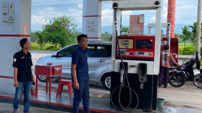 Polsek Wonosobo Kolaborasi Polres Tanggamus Ternyata Tidak ada Temuan Pengecoran BBM Subsidi di SPBU Lakaran, 