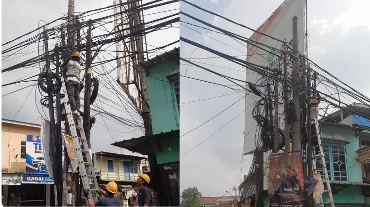 Pemkot Bersama Penyelenggara Telekomunikasi Lakukan Penertiban Fiber Optik Secara Masif di Bandar Lampung