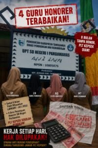 Di Duga Kepsek PLT SDN 1 Padawaras Gelapkan” Gaji Empat Guru Honorer” Uang Habis Buat Bayar Utang Kepsek Terdahulu”