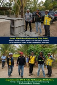 Bantah Isu Pasir Laut, Komisi V DPR RI Pastikan Proyek Pengaman Pantai Pesisir Barat Sesuai Spesifikasi