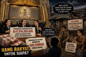 Tunjangan Perumahan DPRD Bandar Lampung Tembus Rp11,9 Miliar, Pimpinan Dewan Bungkam Saat Dikonfirmasi