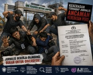 AJI Bandar Lampung Kecam Dugaan Kekerasan terhadap Dua Jurnalis, Desak Polisi Usut Tuntas ‎