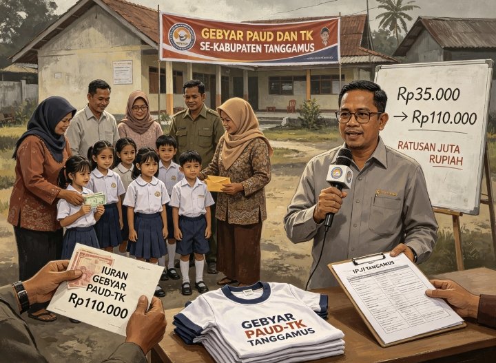 Diduga Polemik Iuran Gebyar PAUD-TK Tanggamus Terstruk”IPJI Desak Transparan