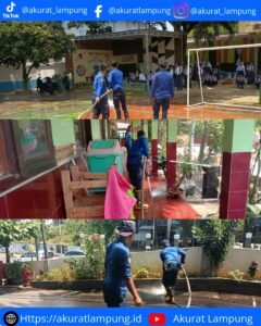 Pascaerupsi GAK, Damkarmat Bandar Lampung Masih Sisir Jalan hingga Sekolah